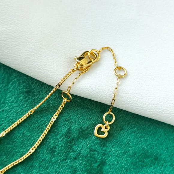 KATE SPADE Pizza My Heart Gold Multicolor Pendant Necklace NEW - Picture 3 of 3